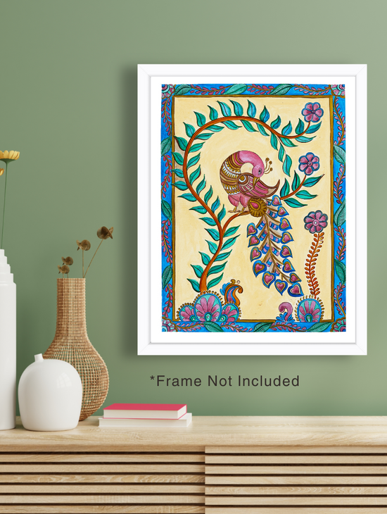 Elegant Peacock Art Print | Graceful Beauty for Sale